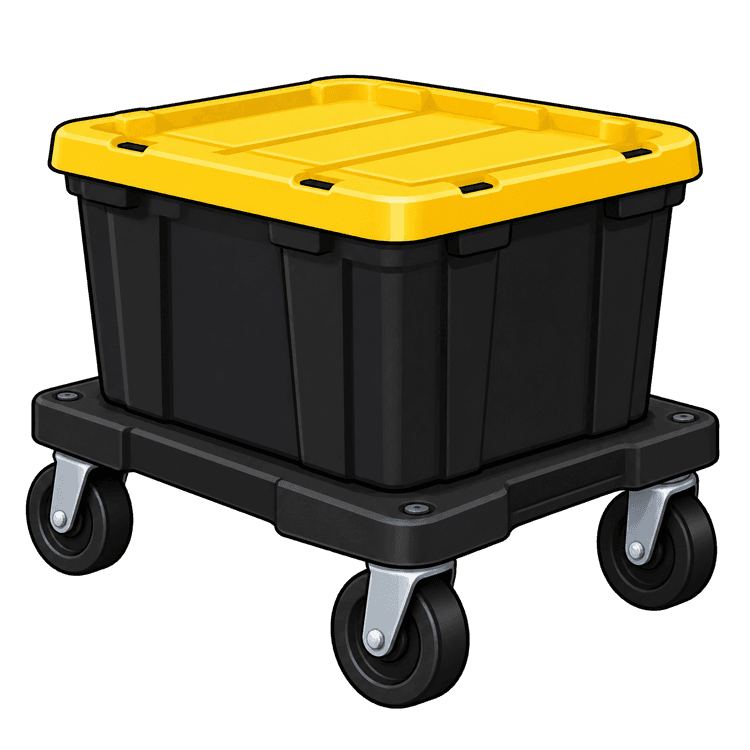 Bins Here bin dolly